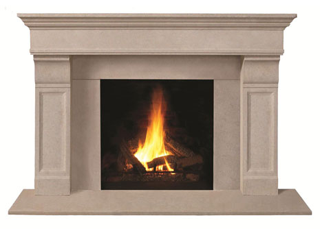 1110.511 Cast stone fireplace mantel