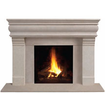 1106.556 stone fireplace mantle surround in Calgary