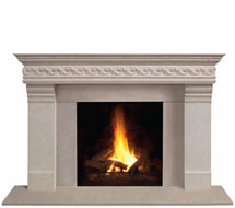 1110S.556 stone fireplace mantle surround in Calgary