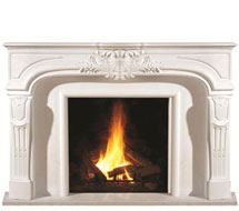 1107 stone fireplace mantle surround