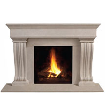 1110.536 stone fireplace mantle surround