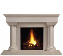 1110.555 stone fireplace mantle surround in Toronto