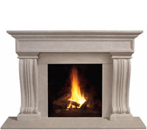 1111.536 stone fireplace mantle surround in Toronto