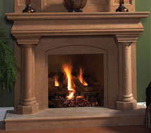 1126.555 stone fireplace mantle surround