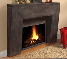 7703 stone fireplace mantle surround