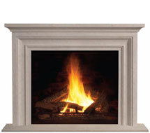 1114L stone fireplace mantle surround direct from us