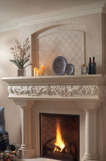 Caledon stone fireplace overmantle surround direct from us